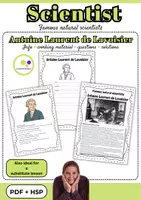 Vorschau - Stundenentwürfe - Englisch: Antoine de Lavoisier | Wissenschaftler | PDF H5P - Deckblatt