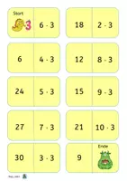 Vorschau - Bildkarten - Freiarbeitsmaterial Einmaleins 3er, 7er, 9er Reihe - Seite 2