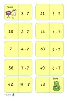 Vorschau - Bildkarten - Freiarbeitsmaterial Einmaleins 3er, 7er, 9er Reihe - Seite 3