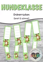 Vorschau - Anderer Materialtyp - Hundeklasse - Ordnerrücken (breit & schmal) - Deckblatt