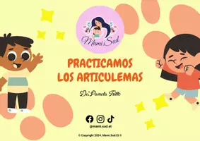 Vista previa - Refuerzo / NEE / Materiales de apoyo - PRACTICAMOS LOS ARTICULEMAS - Portada
