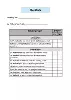 Vorschau - Arbeitsblätter - Checkliste - Technische Zeichnung - Bemaßungsregeln - Deckblatt