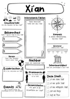 Vorschau - Arbeitsblätter - Chinesische Städte - 20 Steckbriefe für Städte in China (Deutsch) - Seite 2