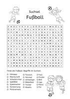 Vorschau - Arbeitsblätter - Suchsel Fußball / Buchstabengitter (differenziert) - Seite 2