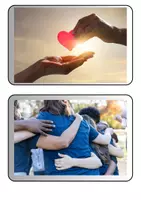 Vorschau - Poster - Tafelkarten mit Bildern - Jesus und Liebe / Nächstenliebe für Diskussion o.ä. - Seite 2