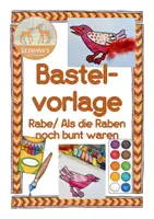 Vorschau - selbst erstellte Cliparts/Grafiken - Bastelvorlage - Als die Raben noch bunt waren - Deckblatt