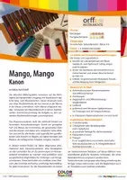 Vorschau - Stundenentwürfe - Mango, Mango - Orff, leicht gemacht - Deckblatt