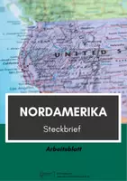 Vorschau - Arbeitsblätter - Kontinent Nordamerika Steckbrief - Deckblatt