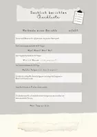 Vorschau - Arbeitsblätter - Checkliste - Berichte schreiben - Deutschunterricht - Seite 1