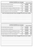 anteprima - Altro tipo di materiale - Pacchetto composto da 8 schede di autovalutazione - Pagina 1