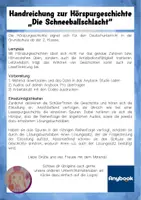 Vorschau - Arbeitsblätter - AnybookPro Material für DaZ: "Schneeballschlacht" - Seite 1