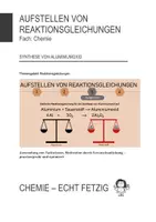 Vorschau - Präsentationen/Tafelbilder - Aufstellen von Reaktionsgleichungen - Aluminiumoxid - Deckblatt
