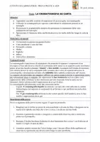 anteprima - Schede informative - Relazione di laboratorio - la cromatografia su carta - A028 - Pagina 1