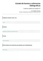 Vista previa - Hojas de trabajo - Cuaderno completo de español 6/9 - página 1