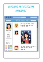 Vorschau - Arbeitsblätter - Digitale Grundbildung - Fotos im Internet - Deckblatt