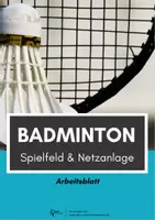 Vorschau - Arbeitsblätter - Badminton ⎜Sparpaket - Regelwerk im Badminton - Seite 1