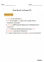 Vorschau - Unterrichtsreihen - Berichte verfassen - Seite 3