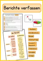 Vorschau - Unterrichtsreihen - Berichte verfassen - Deckblatt