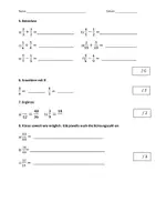 Vorschau - Test - Mathearbeit + Lösungen Einführung Bruchrechnung - Seite 3