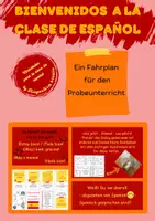 Vorschau - Stundenentwürfe - Probeunterricht Spanisch im WP I - Bereich - Deckblatt