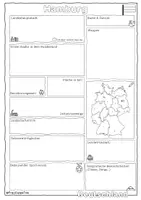Vorschau - Arbeitsblätter - Hamburg vorstellen mit Steckbrief (Bundesland Arbeitsblatt & Poster) - Seite 2