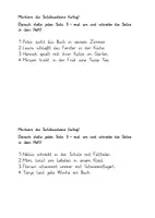 Vorschau - Aufgabenkarten - Satzbausteinekartei - Sätze umstellen - Seite 2