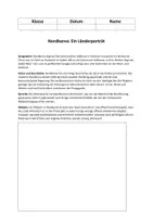 Vorschau - Arbeitsblätter - Nordkorea - Deckblatt
