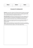 Vorschau - Arbeitsblätter - Venezuela - Deckblatt