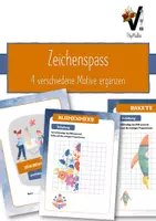 Vorschau - Arbeitsblätter - Zeichenspass - Deckblatt