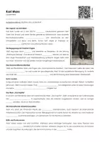 Vorschau - Arbeitsblätter - Karl Marx - Lückentext und Übungen - Seite 1