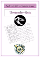 Vorschau - Quiz - Dinosaurier-Quiz_Karten - Deckblatt