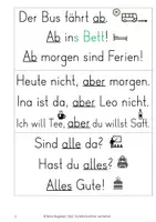 Vorschau - Poster - DaZ Häufige Funktionswörter verstehen, Poster - Seite 1