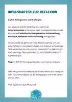 Vorschau - Bildkarten - Impulskarten zur Reflexion - Schule Zukunft Glück Freundschaft Abschluss Schuljahresbeginn (Bildkarten) - Seite 2