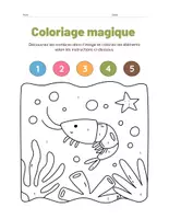 Aperçu - Préparation de séance / Séance complète - Coloriages magiques Animaux +28 fiches d'activités - Page 1