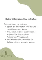 Vorschau - Bildkarten - Kinder-Yoga: Affirmationsflow (stehend) - Seite 2