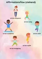 Vorschau - Bildkarten - Kinder-Yoga: Affirmationsflow (stehend) - Seite 3