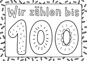 Vorschau - Arbeitsblätter - Zählen bis 100 🍬🍫🍭 - Deckblatt