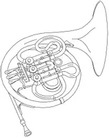 Vorschau - Mal- und Bastelvorlagen - Instrumentenbilder Blechblasinstrumente (detailliert und realistisch) - Seite 2