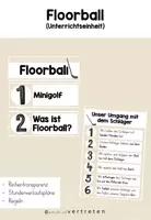 Vorschau - Stundenentwürfe - Floorball - Unterrichtseinheit - Deckblatt
