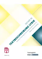 Vorschau - Arbeitsblätter - Sicher in Textbeschreibung Lyrik – Gezieltes Training für die Klassenstufen 9 und 10 - Deckblatt