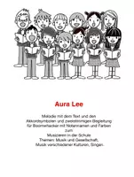Vorschau - Anderer Materialtyp - Aura Lee für Boomwhacker 3-stimmig - Deckblatt