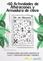Vista previa - Hojas de trabajo - +60 Fichas de Actividades Alteraciones y Armaduras de Clave - Portada