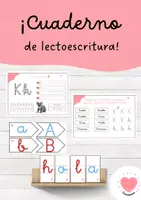 Vista previa - Unidades / Secuencias / Situaciones de Aprendizaje - Cuaderno de lectoescritura + Actividades con el abecedario - Portada