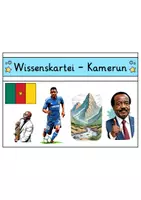Vorschau - Stationenlernen - Wissenskartei - Kamerun - Seite 1
