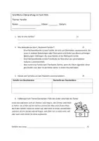 Vorschau - Test - Schriftliche Überprüfung zum Thema Familie im Ethikunterricht - Seite 1