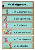 Vorschau - Bildkarten - Wir sind gerade - Fuchs - Seite 1