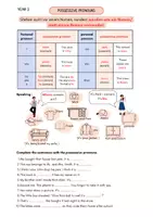 Vorschau - Arbeitsblätter - POSSESSIVE PRONOUNS - Merkblatt und Übungen - Seite 1