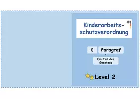 Vorschau - Bildkarten - Jugendarbeitsschutzgesetz und Kinderarbeitsschutzverordnung - Seite 3