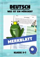 Vorschau - Merkblätter - Merkblatt: Was ist ein Märchen? - Deckblatt