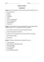 Vorschau - Arbeitsblätter - Briefe schreiben: Dankesbrief (als Test möglich Klasse 5/6) - Seite 2